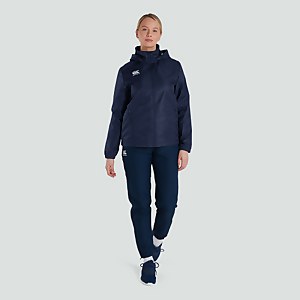 WOMENS CLUB VAPOSHIELD FULL ZIP RAIN JACKET NAVY