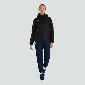 WOMENS CLUB VAPOSHIELD FULL ZIP RAIN JACKET BLACK