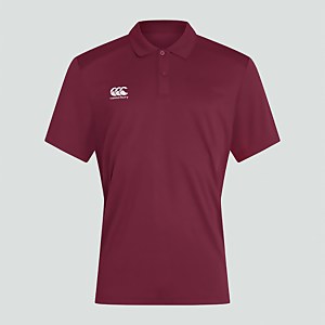 MENS CLUB DRY POLO SHIRT MAROON