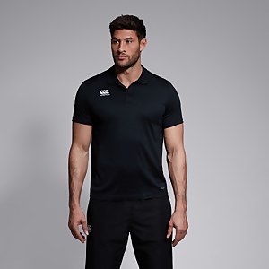 MENS CLUB DRY POLO SHIRT BLACK