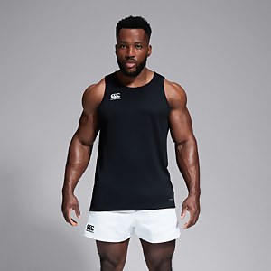 MENS CLUB DRY SINGLET BLACK