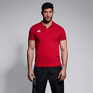 MENS WAIMAK POLO SHIRT RED