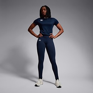 WOMENS VAPODRI FULL LENGTH TIGHT NAVY