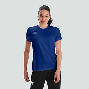 WOMENS CLUB DRY TEE BLUE