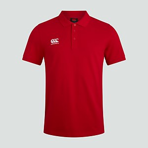 WOMENS WAIMAK POLO SHIRT RED