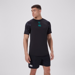 MENS IRELAND SUPER LIGHT TRAINING T-SHIRT BLACK