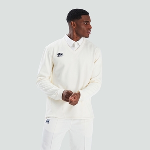 MEN'S CLASSIC LS REG CRICKET OVERSH TEE CREAM