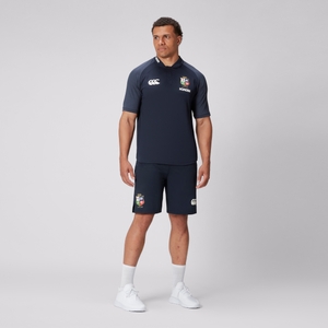 MENS BRITISH & IRISH LIONS POLO SHIRT NAVY