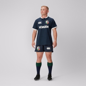 ADULT UNISEX BRITISH & IRISH LIONS REPLICA TRAINING JERSEY NAVY