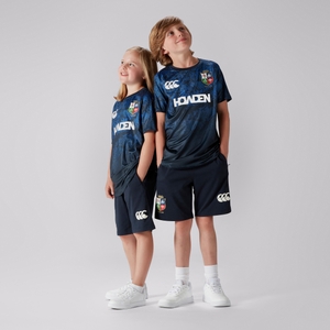 JUNIOR UNISEX BRITISH & IRISH LIONS SUPERLIGHT TEE NAVY