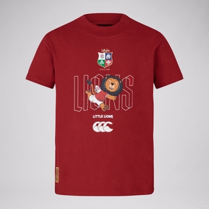 INFANT BRITISH & IRISH LIONS LITTLE LIONS TEE RED