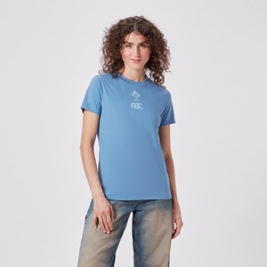 WOMENS IRELAND COTTON TEE BLUE